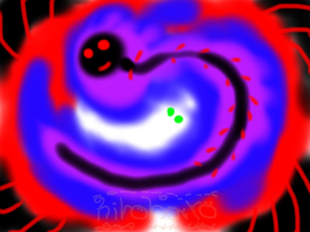 不安、恐怖の絵